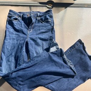 American Eagle high waisted flare jeans